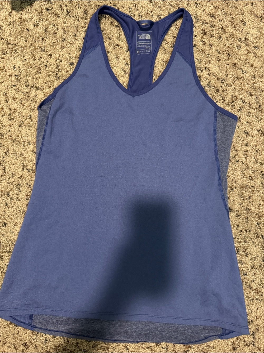 The North Face Women's purple Racerback V-Neck Tank